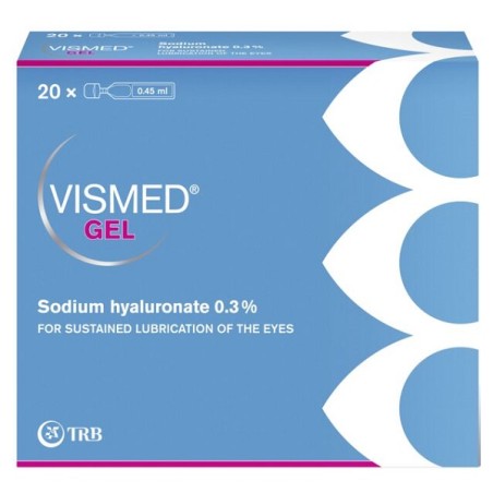 Trb Chemedica Collirio Lubrificante Vismed Gel Acido Ialuronico 0,3% 20 Fialette X 0,45 Ml Trb Chemedica Collirio Lubrificante Vismed Gel Acido Ialuronico 0,3% 20 Fialette X 0,45 Ml