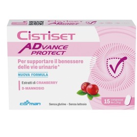 Corman Cistiset Advance Protect 15 Compresse 1,24 G Senza Glutine Senza Lattosio