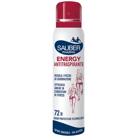 Italsilva Commerciale Sauber Deo 72h Energy Antitraspirante Spray 150 Ml
