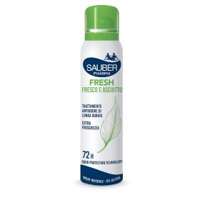 Italsilva Commerciale Sauber Deo 72h Fresh Fresco E Asciutto Spray 150 Ml