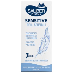 Italsilva Commerciale Sauber Deo 7 Giorni Sensitive Pelli Sensibili Crema 35 Ml