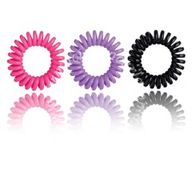 Trouss 67 Hairstyle Elastic in Black/Pink/Purple
