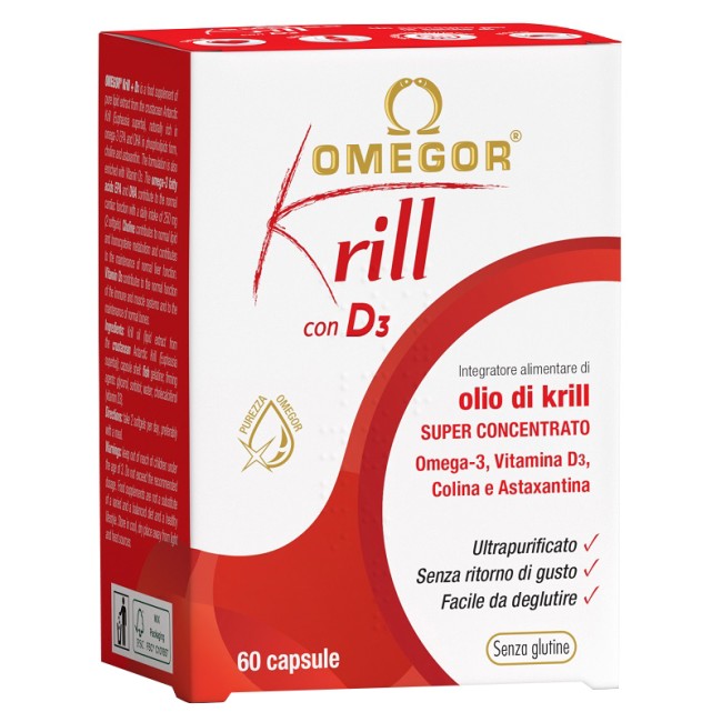 U. G. A. Nutraceuticals Omegor Krill D3 60 Capsule U. G. A. Nutraceuticals Omegor Krill D3 60 Capsule
