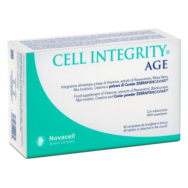 Novacell Biotech Company Cell Integrity Age 40 Compresse Novacell Biotech Company Cell Integrity Age 40 Compresse