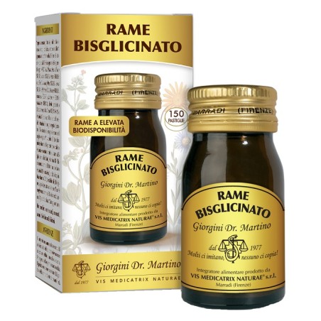 Dr. Giorgini Rame Bisglicinato 150 Pastiglie Da 200 Mg Dr. Giorgini Rame Bisglicinato 150 Pastiglie Da 200 Mg