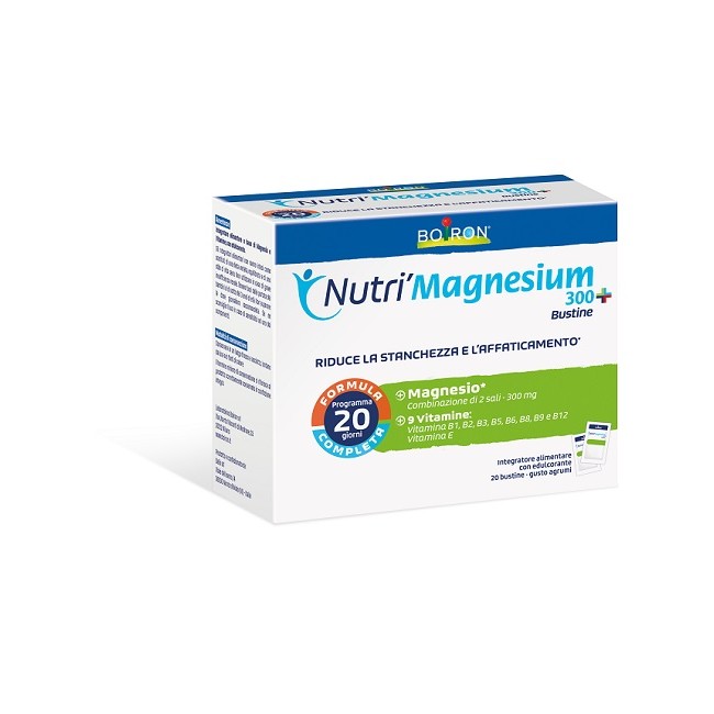 Boiron Nutri'magnesium 300+ 20 Bustine Boiron Nutri'magnesium 300+ 20 Bustine