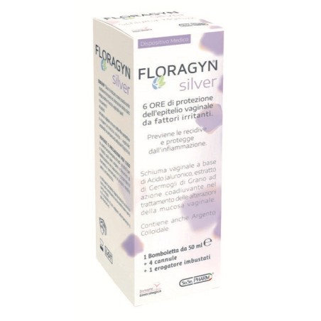 Doc Generici Floragyn Silver Schiuma Vaginale Con Argento Colloidale 50 Ml Doc Generici Floragyn Silver Schiuma Vaginale Con Argento Colloidale 50 Ml