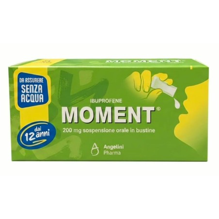 Moment 200 mg sospensione orale in bustine monodose da 5 ml 8 pezzi Moment 200 mg sospensione orale in bustine monodose da 5 ml 8 pezzi