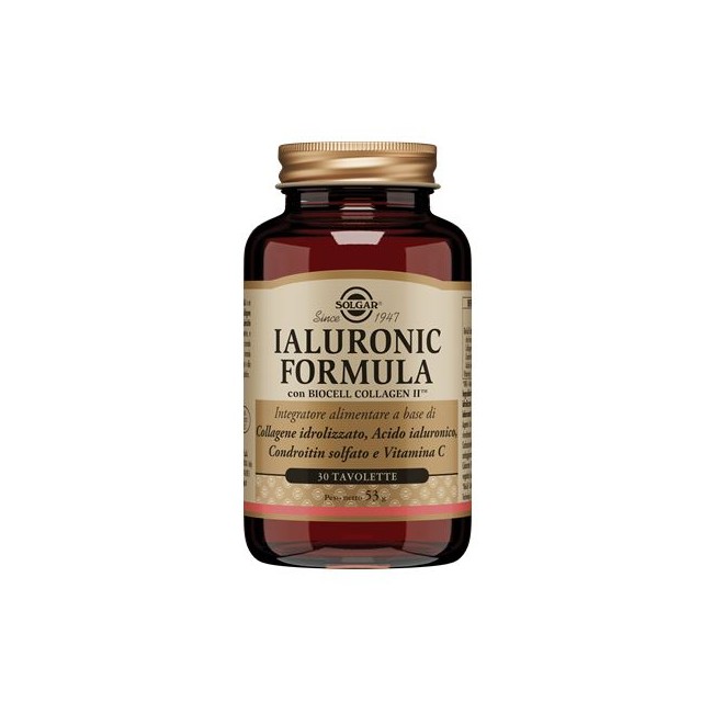 Solgar Ialuronic Formula 30 Tavolette Promo Solgar Ialuronic Formula 30 Tavolette Promo