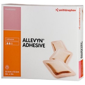 Smith & Nephew Medicazione Idrocellulare Sterile Altamente Assorbente Adesiva In Schiuma Di Poliuretano 12,5x12,5cm 10 Pezzi
