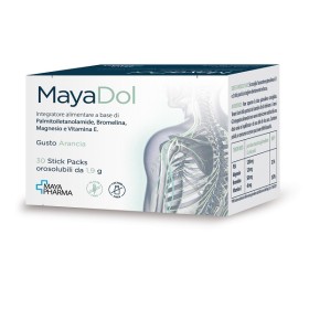 Maya Pharma Mayadol 30 Stick Packs Orosolubili Da 1,9 G Gusto Arancia Senza Glutine Senza Lattosio