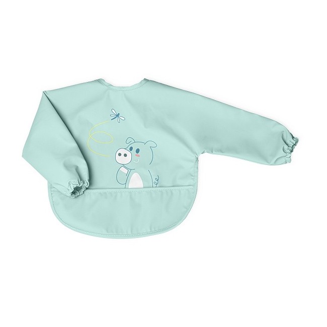 Chicco Bavaglina Con Maniche Azzurro 6m+ Chicco Bavaglina Con Maniche Azzurro 6m+