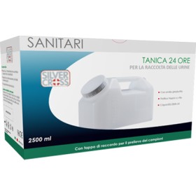 Comifar Contenitore Per Urina Sterile Silver Cross 24 Ore Capienza 2500 Ml