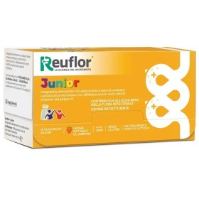 Reuflor Junior 10 flaconicini con fermenti lattici, vitamine e zinco per bambini