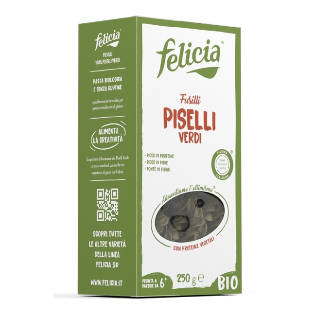 Andriani Felicia Bio Fusilli Piselli Verdi 250 G Andriani Felicia Bio Fusilli Piselli Verdi 250 G