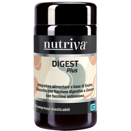 Giuriati Group Nutriva Digest Plus 30 Compresse Masticabili