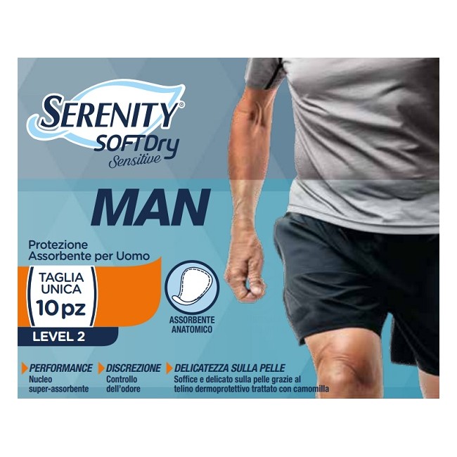 Pannolino Serenity Man Sensitive Level 2 10 Pezzi Pannolino Serenity Man Sensitive Level 2 10 Pezzi
