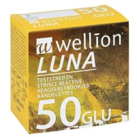 Med Trust Wellion Luna 50 Strips Strisce Per Misurazione Glicemia