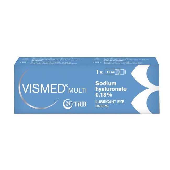 Trb Chemedica Collirio Lubrificante Vismed Multi Acido Ialuronico 0,18% 10 Ml Trb Chemedica Collirio Lubrificante Vismed Multi Acido Ialuronico 0,18% 10 Ml