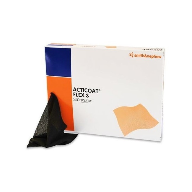 Smith & Nephew Medicazione Speciale Attiva Acticoat Flex 3 Cm 5x5 5 Pezzi Articolo 66800396 Smith & Nephew Medicazione Speciale Attiva Acticoat Flex 3 Cm 5x5 5 Pezzi Articolo 66800396