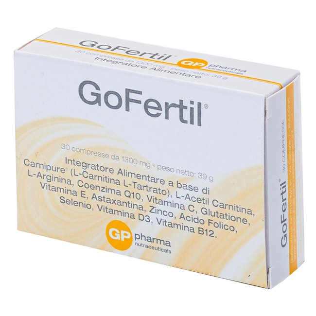 Gp Nutraceuticals Gofertil 30 Compresse Gp Nutraceuticals Gofertil 30 Compresse