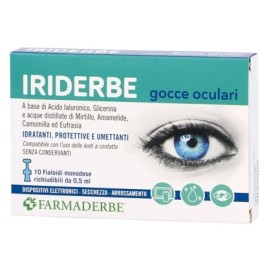 Farmaderbe Iriderbe Gocce Oculari Monodosi 10 Flaconcini Da 0,5ml