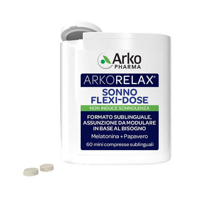 Arkopharma Arkorelax Sonno Flexi Dose 60 Mini Compresse Arkopharma Arkorelax Sonno Flexi Dose 60 Mini Compresse