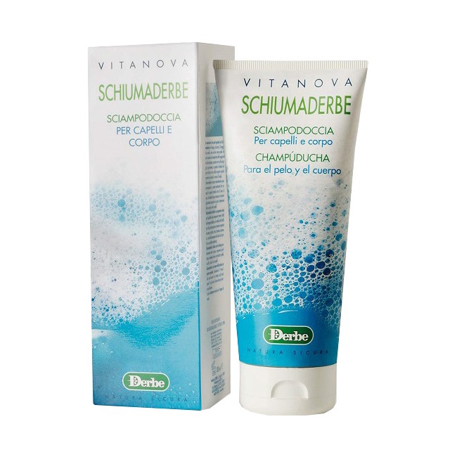 Schiumaderbe Sciampodoccia Per Capelli E Corpo Menta & Timo 200 Ml Schiumaderbe Sciampodoccia Per Capelli E Corpo Menta & Timo 200 Ml