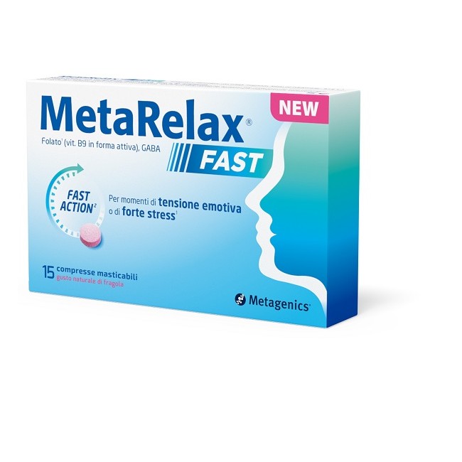 Metagenics Metarelax Fast 15 Compresse Masticabili Gusto Naturale Di Fragola Senza Glutine Senza Lattosio Con Edulcoranti Metagenics Metarelax Fast 15 Compresse Masticabili Gusto Naturale Di Fragola Senza Glutine Senza Lattosio Con Edulcoranti