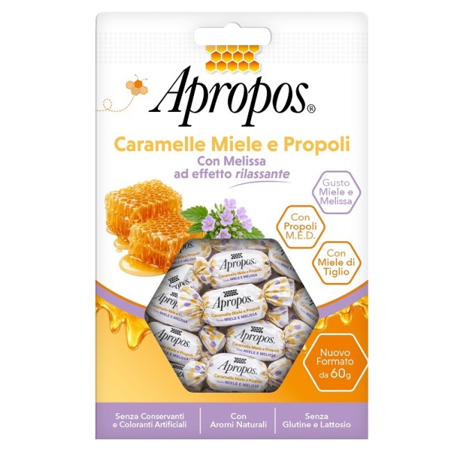 Desa Pharma Apropos Caramelle Miele Melissa 60 G Senza Glutine Senza Lattosio Desa Pharma Apropos Caramelle Miele Melissa 60 G Senza Glutine Senza Lattosio