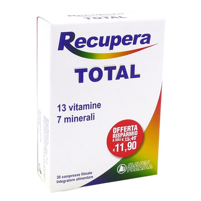 Maven Pharma Recupera Total 30 Compresse Maven Pharma Recupera Total 30 Compresse