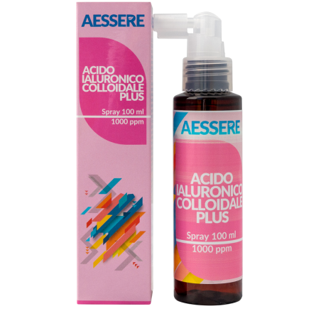 Aessere Acido Ialuronico Colloidale Plus 100ppm 100 Ml Aessere Acido Ialuronico Colloidale Plus 100ppm 100 Ml