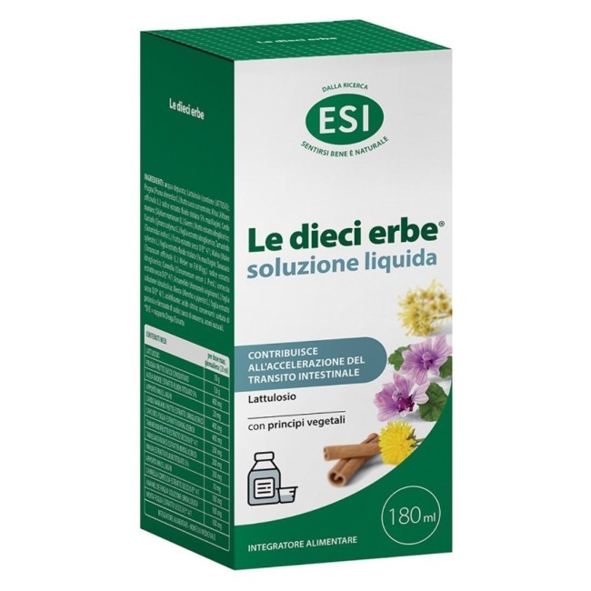 Esi Le Dieci Erbe Soluzione Liquida 180 Ml Esi Le Dieci Erbe Soluzione Liquida 180 Ml