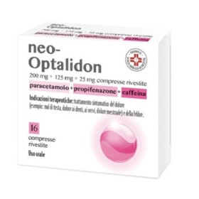 Neo-Optalidon 200mg+125mg+25mg 8 Compresse Rivestite