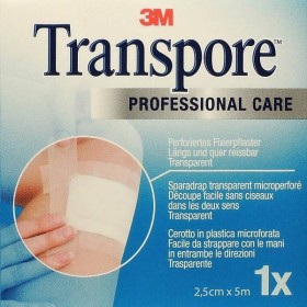 3m Cerotto In Rocchetto Transpore Ipoallergenico 2,5 X 500 Cm Ricarica