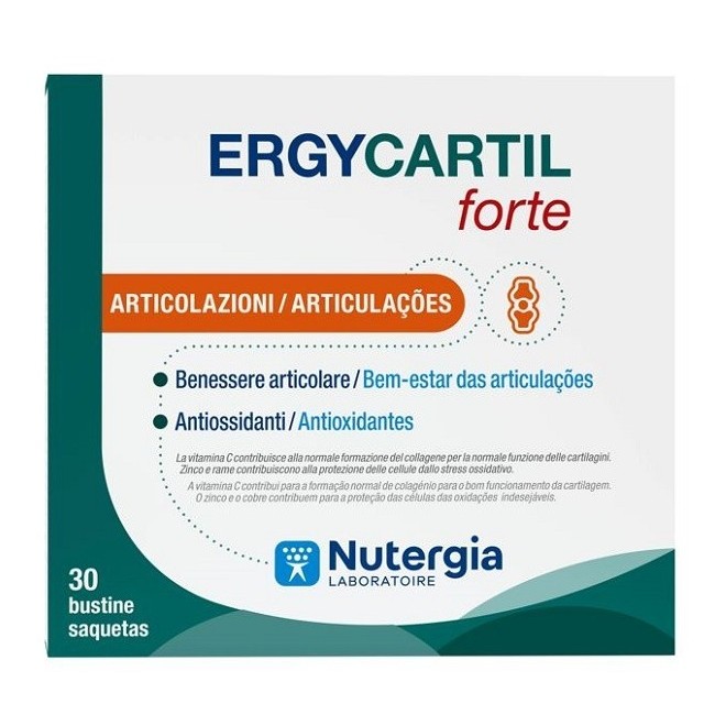 Laboratoire Nutergia Ergycartil Forte 30 Bustine 4,4 G Laboratoire Nutergia Ergycartil Forte 30 Bustine 4,4 G