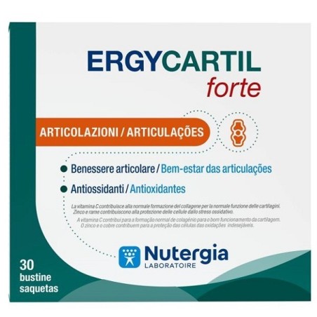 Laboratoire Nutergia Ergycartil Forte 30 Bustine 4,4 G Laboratoire Nutergia Ergycartil Forte 30 Bustine 4,4 G