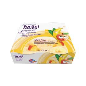 Danone Fortini Creamy Fruit Multi Fibre Frutti Gialli 4x100 G