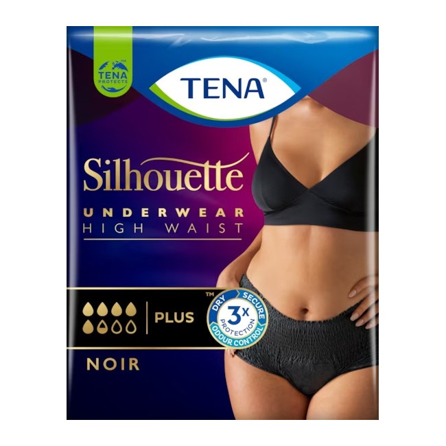 Pannolone a mutandina assorbente tena silhouette noir m vita alta 9 pezzi Pannolone a mutandina assorbente tena silhouette noir m vita alta 9 pezzi