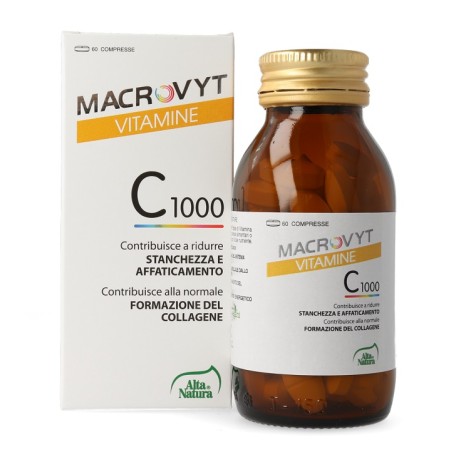 Alta Natura Macrovyt Vitamina C 1000 Fast & Slow 30 Compresse Alta Natura Macrovyt Vitamina C 1000 Fast & Slow 30 Compresse