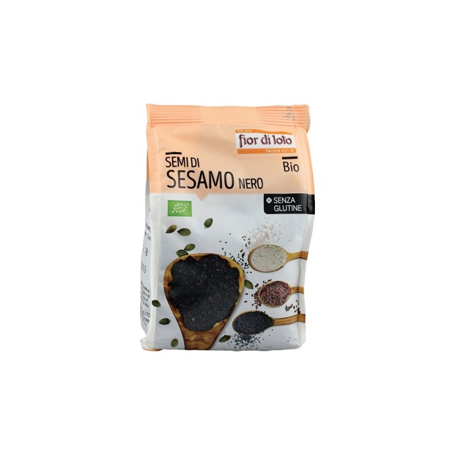 Fior Di Loto Semi Di Sesamo Nero Senza Glutine Bio 250 G Fior Di Loto Semi Di Sesamo Nero Senza Glutine Bio 250 G