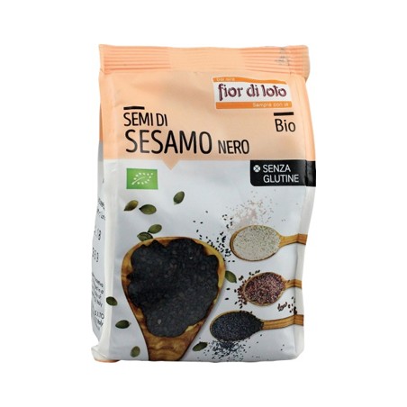 Fior Di Loto Semi Di Sesamo Nero Senza Glutine Bio 250 G Fior Di Loto Semi Di Sesamo Nero Senza Glutine Bio 250 G