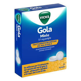 Procter & Gamble Vicks Gola Mentolo 5/1 Mg Pastiglie Vicks Gola Limone 5/1 Mg Pastiglie Vicks Gola Fragola 5/1 Mg Pastiglie Vick