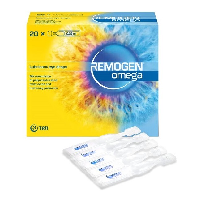 Trb Chemedica Remogen Omega Gocce Oculari Lubrificanti 20 Monodose Da 0,25 Ml Trb Chemedica Remogen Omega Gocce Oculari Lubrificanti 20 Monodose Da 0,25 Ml