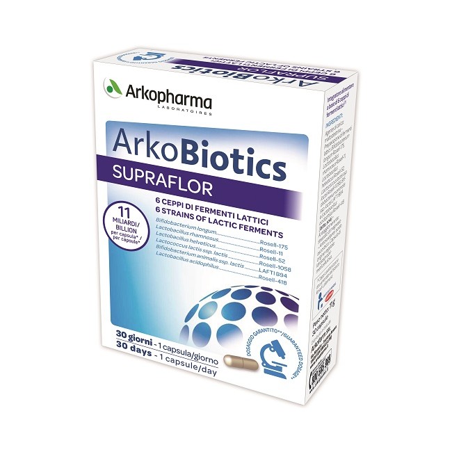 Arkopharma Arkobiotics Supraflor 30 Capsule Arkopharma Arkobiotics Supraflor 30 Capsule