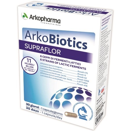 Arkopharma Arkobiotics Supraflor 30 Capsule Arkopharma Arkobiotics Supraflor 30 Capsule