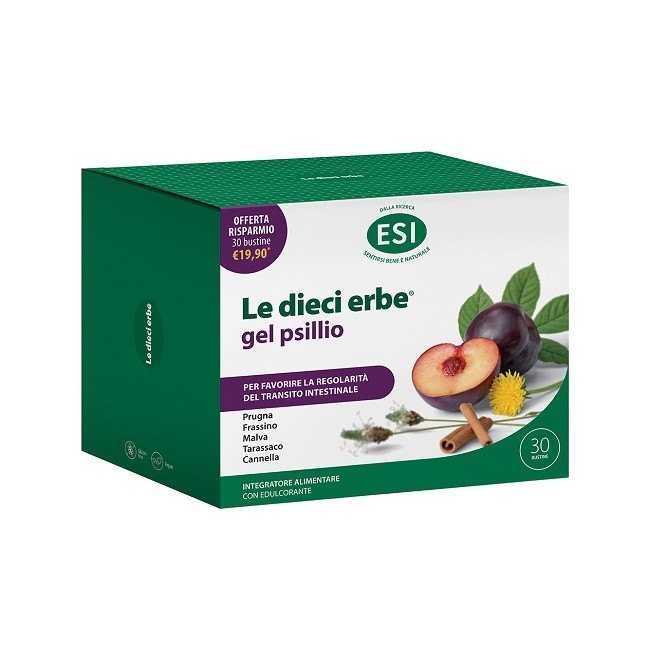 Esi Le Dieci Erbe Gel Psillio Offerta Risparmio 30 Bustine Esi Le Dieci Erbe Gel Psillio Offerta Risparmio 30 Bustine