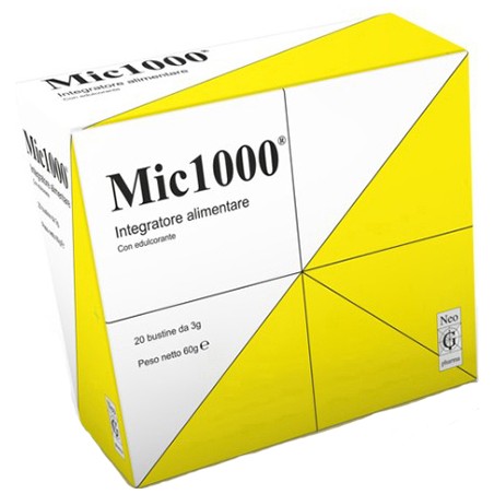 Neo G Pharma Mic 1000 20 Bustine Neo G Pharma Mic 1000 20 Bustine