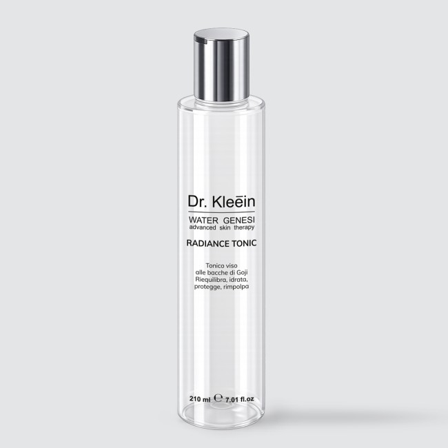 Dr. Kleein Radiance Tonic, tonico viso idratante con bacche di Goji e complessi botanici, flacone da 210 ml. Dr. Kleein Radiance Tonic, tonico viso idratante con bacche di Goji e complessi botanici, flacone da 210 ml.