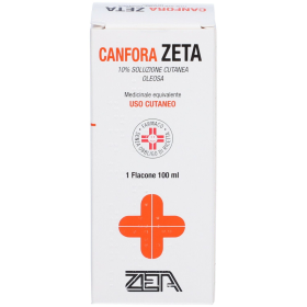 Zeta Farmaceutici Canfora Zeta 10 % Soluzione Cutanea Idroalcolica Canfora Zeta 10 % Soluzione Cutanea Oleosa Canfora